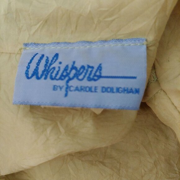 Whispers VTG Carole Dolighan Chartreuse 100% Silk Kimono Jacket S/M - Picture 13 of 14